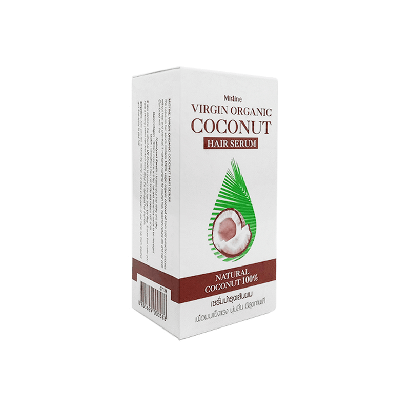 [Mistine] バージンオーガニックココナッツ・ヘアセラム 1本 / [Mistine] Virgin Organic Coconut・Hair Serum 1 bottle