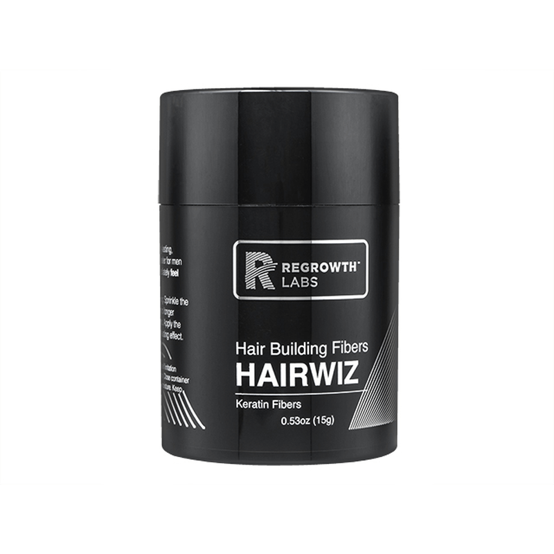 [リグロースラボ] ヘアウィズ・ヘアビルディングファイバー ナチュラルブラック 15g 1本 / [Regrowth Labs] Hairwiz Hair Building Fibers Natural Black 15g 1 bottle