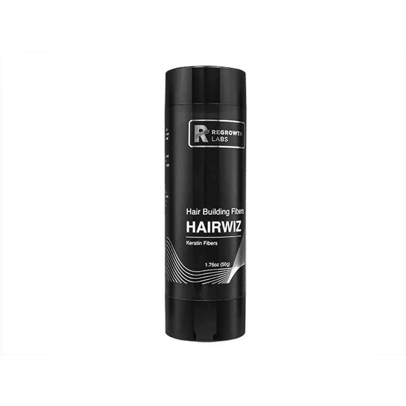 [リグロースラボ] ヘアウィズ・ヘアビルディングファイバー ナチュラルブラック 50g / [Regrowth Labs] Hairwiz Hair Building Fibers Natural Black 50g