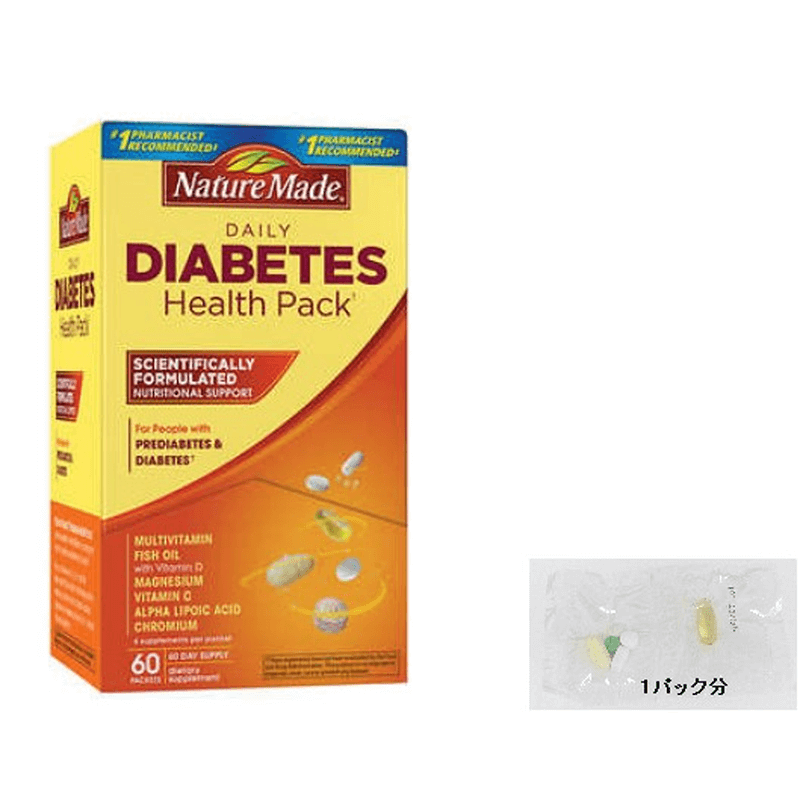 [ネイチャーメイド] ダイアビテスヘルスパック 3箱 / [NatureMade] Diabetes Health Pack 3 boxes