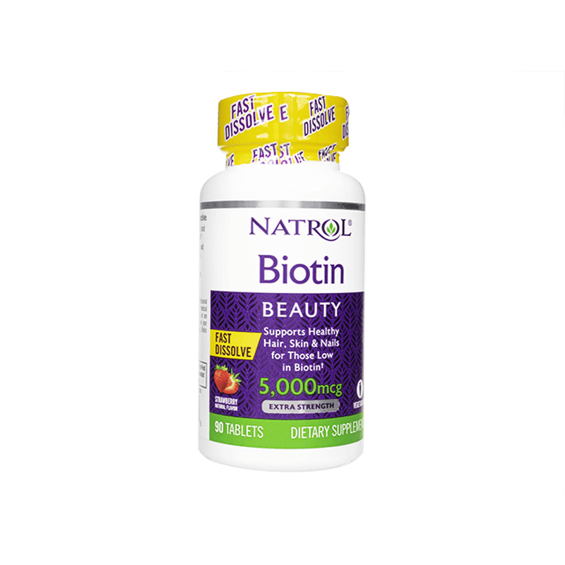 [ナトロール] ビオチンファストディゾルブ 3本 / [Natrol] Biotin Fast Dissolve 3 bottles