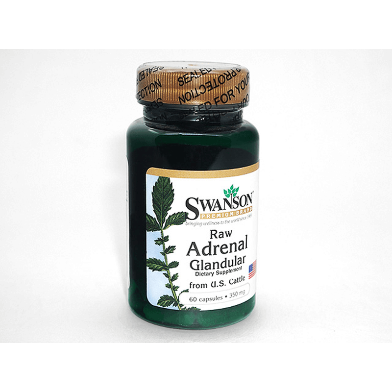 [Swanson] ローアドレナルグランデュラー 350mg 2本 / [Swanson] Raw Adrenal Glandular 350mg 2 bottles