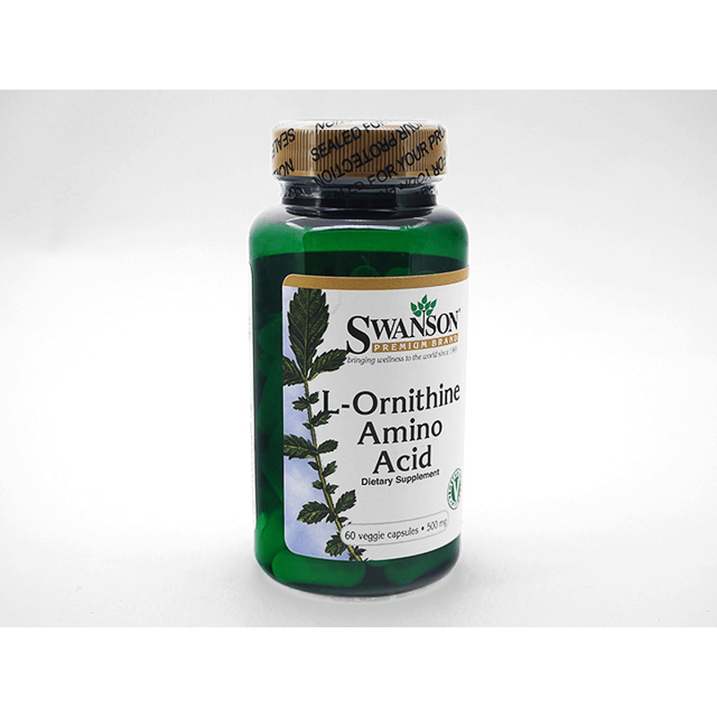 [Swanson] Lオルニチンアミノ酸 500mg 12本 / [Swanson] L-Ornithine Amino Acid 500mg 12 bottles