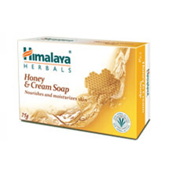 [Himalaya] ハニーアンドクリームソープ 75g 1箱 / [Himalaya] Honey & Cream Soap 75g 1 box