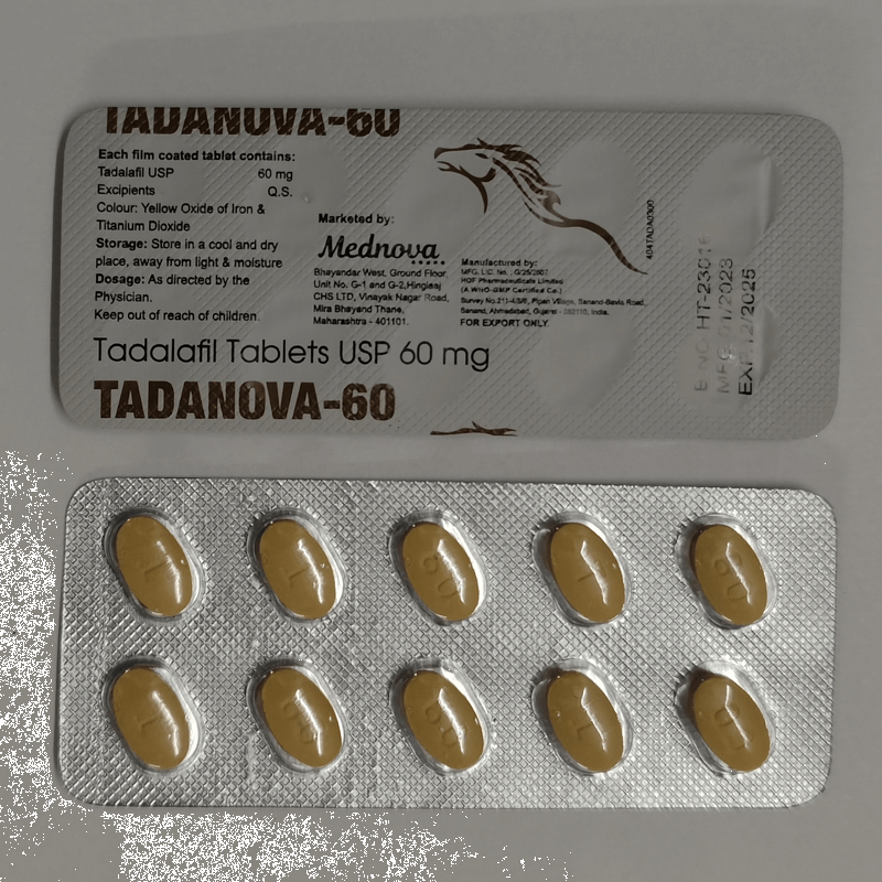 タダノバ 60mg 10錠 / Tadanova 60mg 10 tablets