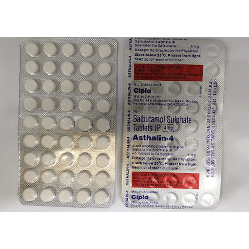アスタリン-4 45錠 / Asthalin-4 45 tablets
