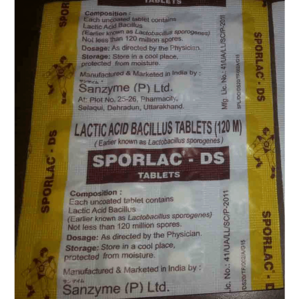 スポーラック-DS 20錠 / Sporlac-DS 20 tablets