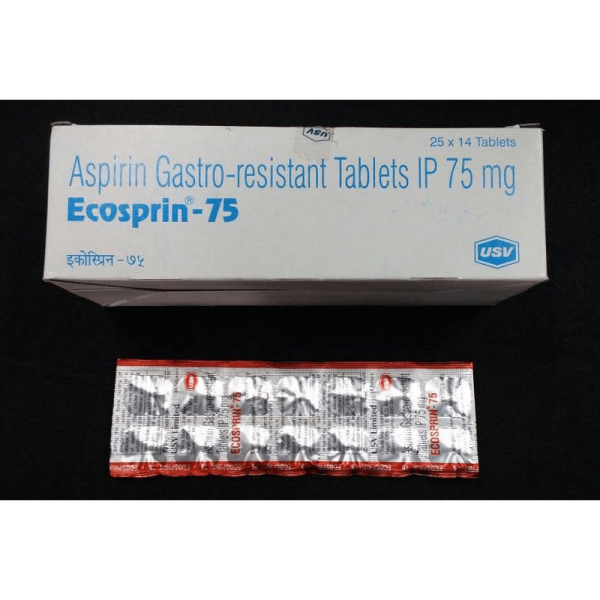 エコスピリン 75mg 84錠 / Ecosprin 75mg 84 tablets